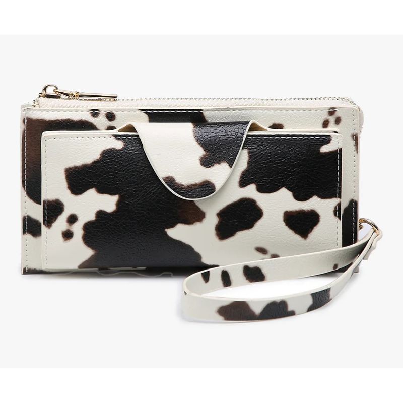 Kyla Wallet Cow White